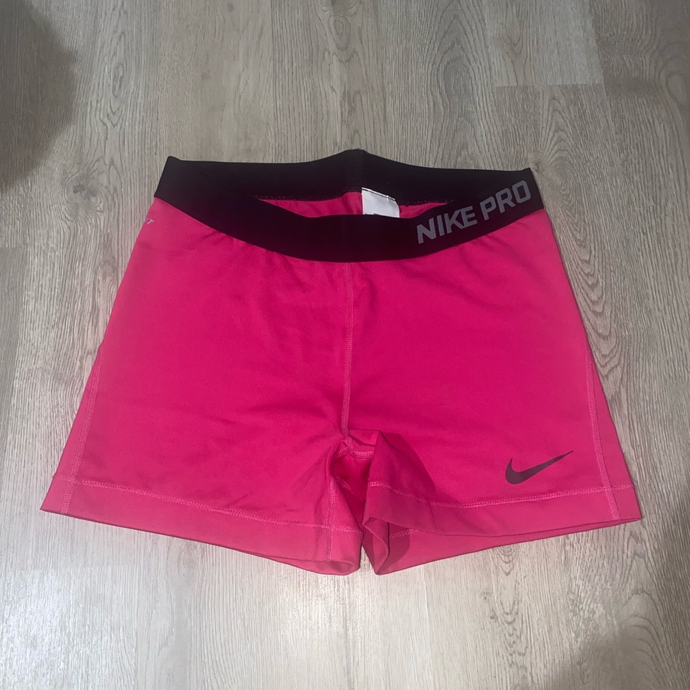 Pink Nike Pro Spandex